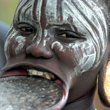 Ethiopia: Omo River- Mursi village